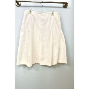 Talbots white eyelet skirt 10
